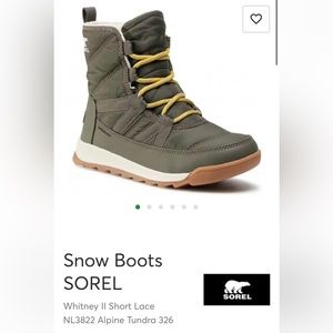 Sorel boots size 7.5 dark green